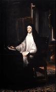 unknow artist Portrait of Queen Mariana de Austria as a Widow France oil painting artist